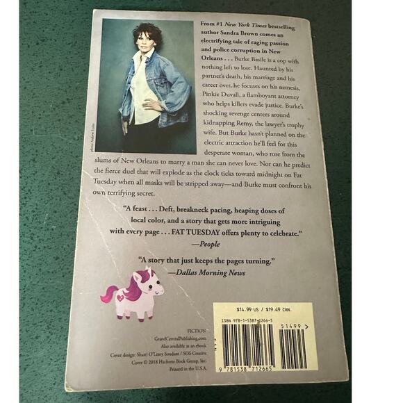 Fat Tuesday by Sandra Brown - Good Used Condition - Picture 3 of 5